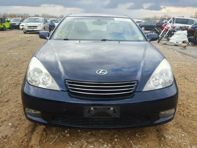 JTHBF30G825024153 - 2002 LEXUS ES 300 BLUE photo 9