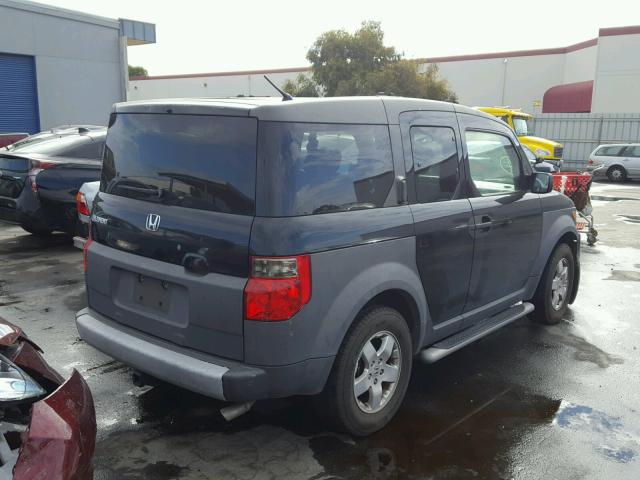 5J6YH28684L021287 - 2004 HONDA ELEMENT EX BLACK photo 4