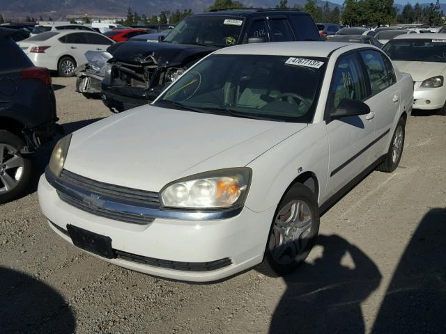 1G1ZS52834F144669 - 2004 CHEVROLET MALIBU WHITE photo 2