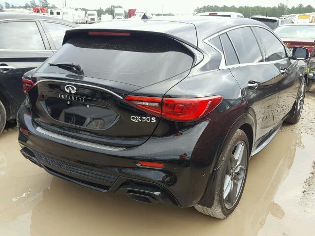 SJKCH5CP1HA024211 - 2017 INFINITI QX30 BASE BLACK photo 4