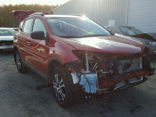 2T3ZFREV0HW366143 - 2017 TOYOTA RAV4 LE Կարմիր լուսանկար 1