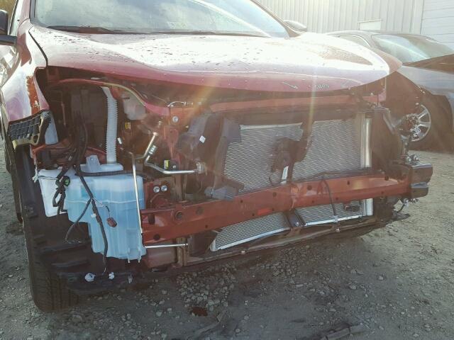 2T3ZFREV0HW366143 - 2017 TOYOTA RAV4 LE Կարմիր լուսանկար 9