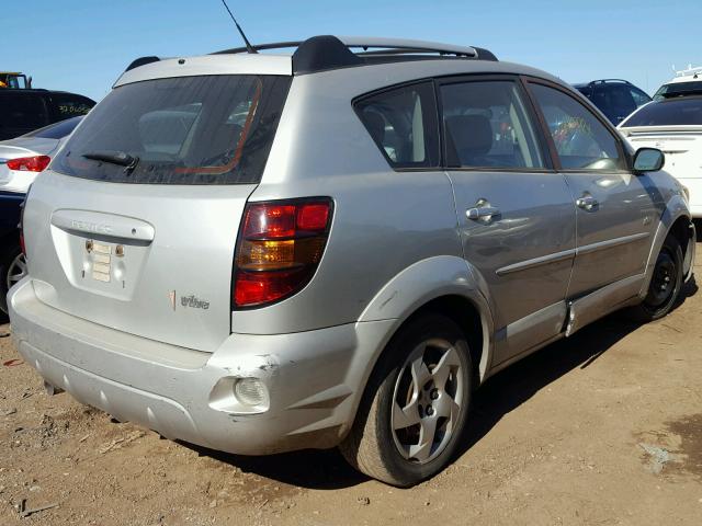 5Y2SL628X4Z403149 - 2004 PONTIAC VIBE SILVER photo 4