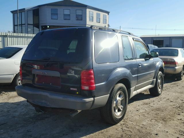 1FMYU70E82UA92204 - 2002 FORD EXPLORER S BLUE photo 4