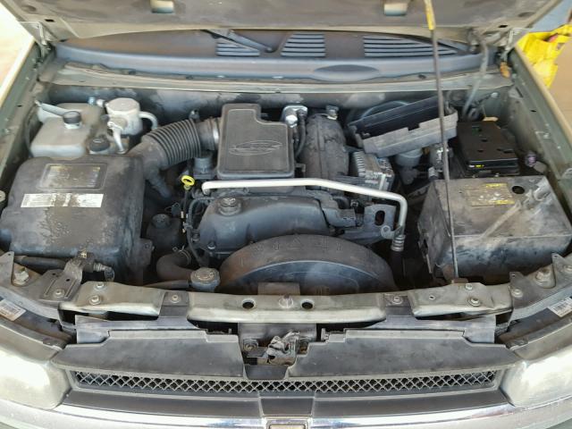 1GNDS13S842366871 - 2004 CHEVROLET TRAILBLAZE GREEN photo 7