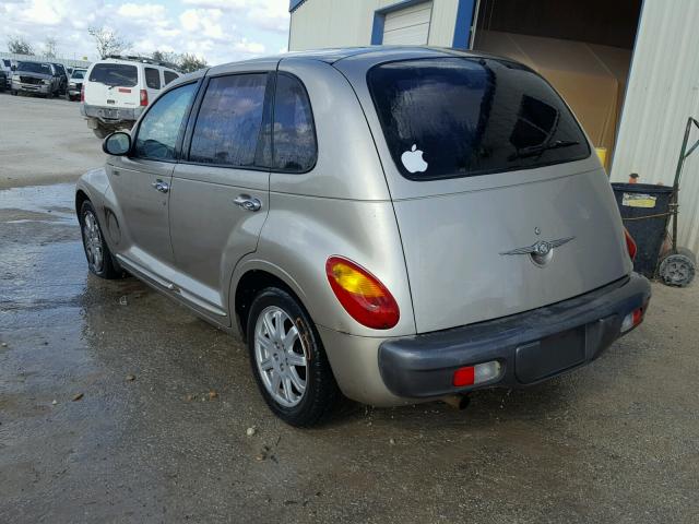 3C4FY48B42T267616 - 2002 CHRYSLER PT CRUISER BEIGE photo 3