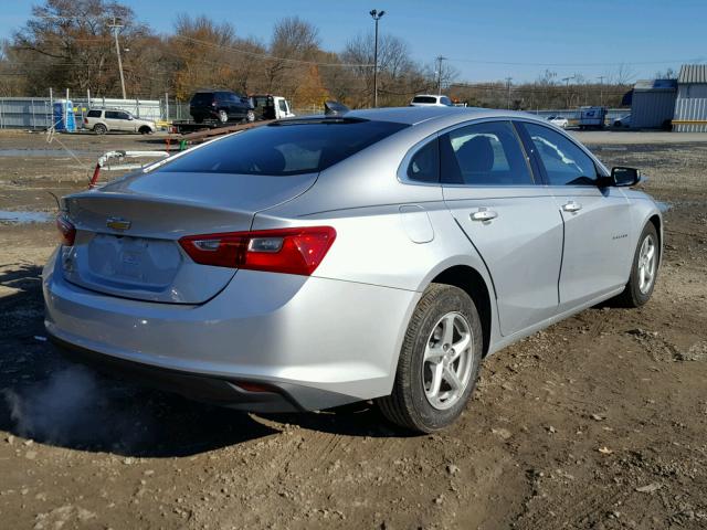 1G1ZB5ST4HF197455 - 2017 CHEVROLET MALIBU LS ვერცხლისფერი ფოტო 4