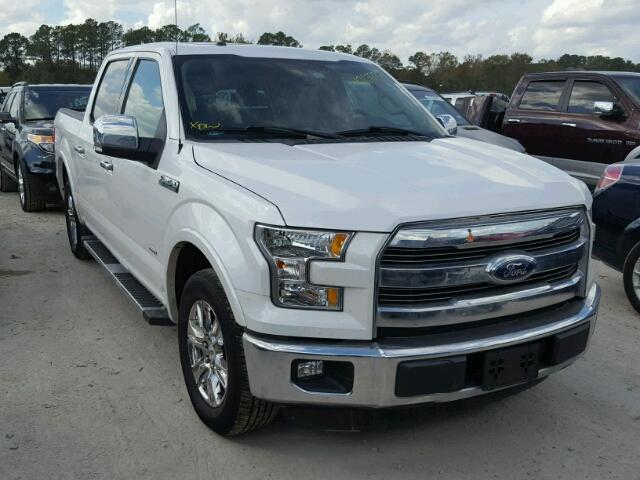 1FTEW1CP2FKE20178 - 2015 FORD F150 SUPER WHITE photo 1