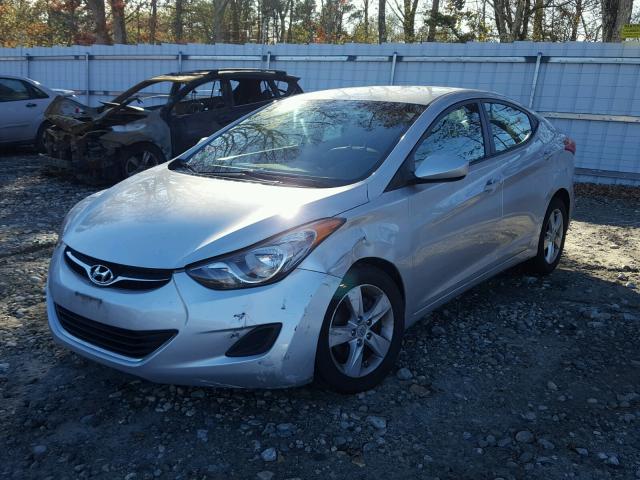 KMHDH4AE7BU140288 - 2011 HYUNDAI ELANTRA GL SILVER photo 2