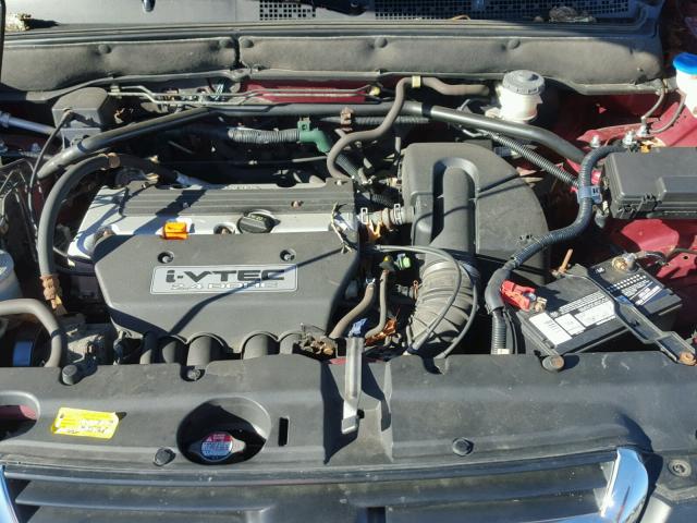 SHSRD78854U256133 - 2004 HONDA CR-V EX მუქწითელი ფოტო 7