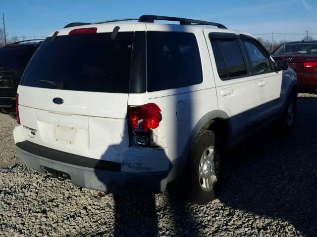 1FMZU73E22UA77049 - 2002 FORD EXPLORER X WHITE photo 4