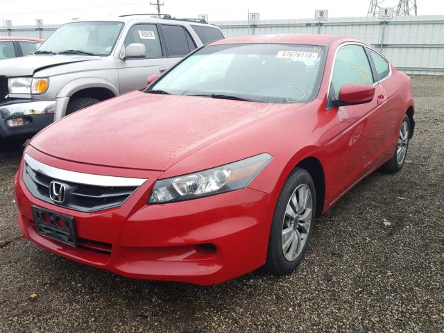 1HGCS1B38BA005501 - 2011 HONDA ACCORD LX- RED photo 2