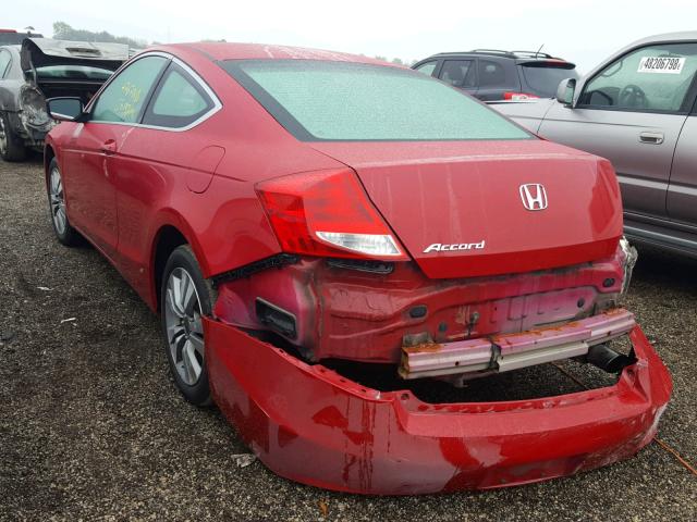 1HGCS1B38BA005501 - 2011 HONDA ACCORD LX- RED photo 3