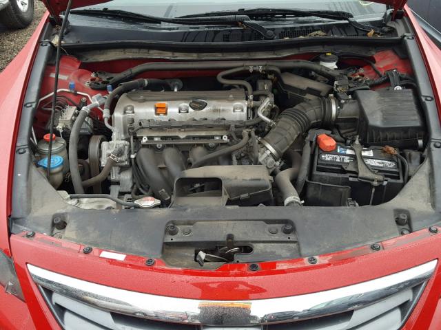 1HGCS1B38BA005501 - 2011 HONDA ACCORD LX- RED photo 7