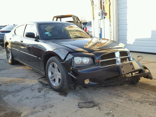 2B3KA43G16H400953 - 2006 DODGE CHARGER SE BLACK photo 1