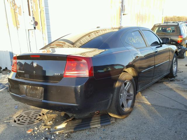 2B3KA43G16H400953 - 2006 DODGE CHARGER SE BLACK photo 4