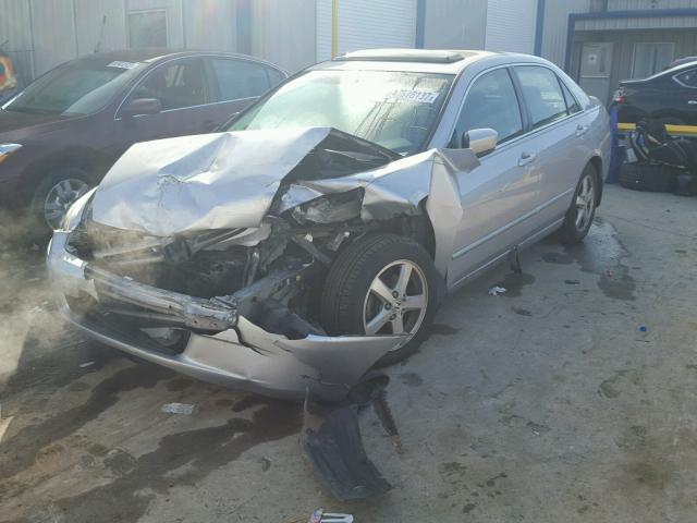 1HGCM56633A054144 - 2003 HONDA ACCORD EX SILVER photo 2