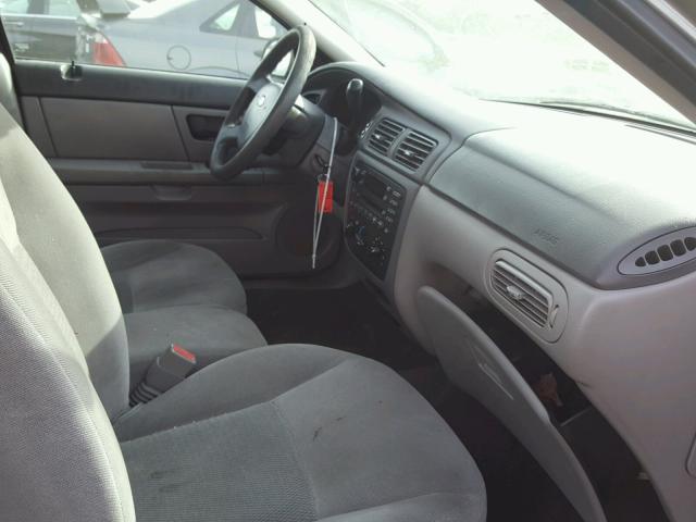 1FAFP53U65A295310 - 2005 FORD TAURUS SE GRAY photo 5