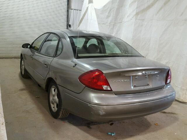 1FAFP55U62G186982 - 2002 FORD TAURUS SES GRAY photo 3