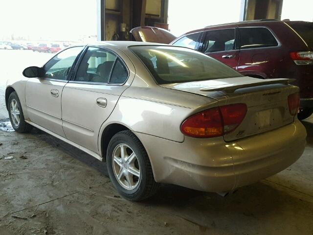 1G3NL52F53C261896 - 2003 OLDSMOBILE ALERO GL TAN photo 3