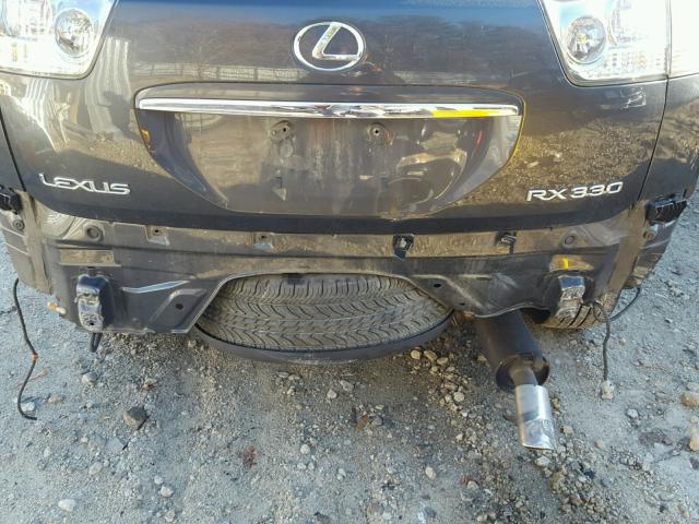 2T2HA31U14C022356 - 2004 LEXUS RX 330 GRAY photo 9