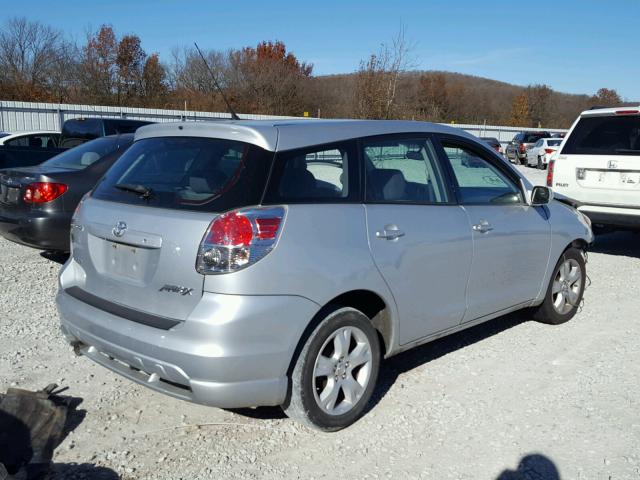 2T1KR32E28C714352 - 2008 TOYOTA COROLLA MA SILVER photo 4