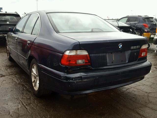 WBADT43403G026086 - 2003 BMW 525 I AUTO BLUE photo 3