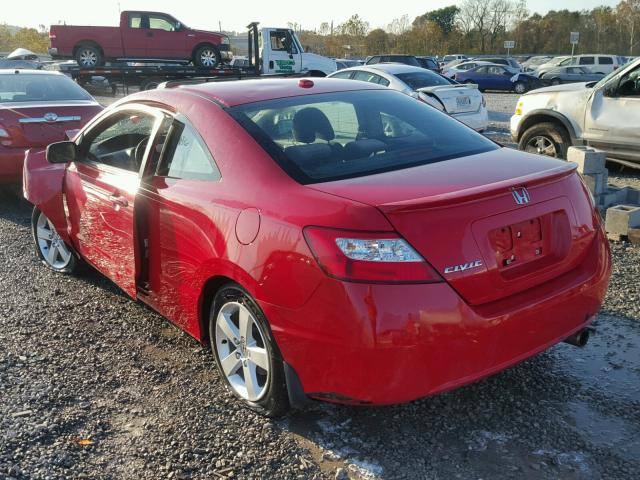 2HGFG11857H514479 - 2007 HONDA CIVIC EX 红色 照片 3