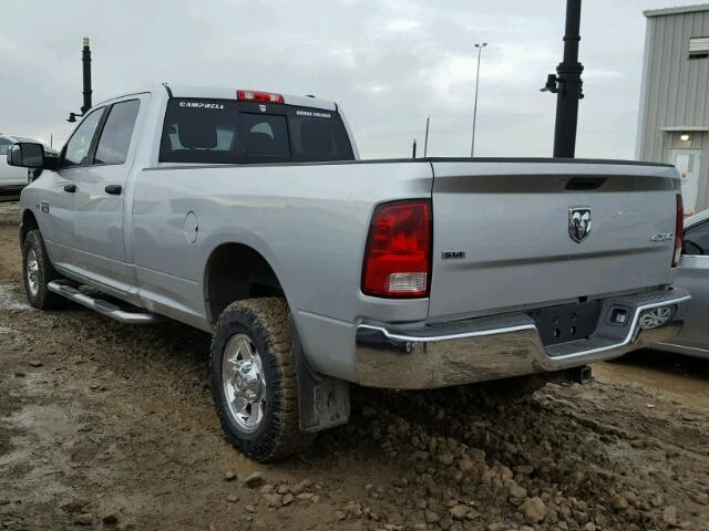 3C6TD5JT1CG232489 - 2012 DODGE RAM 2500 S SILVER photo 3