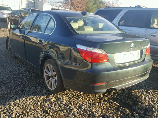 WBANV9C56AC137430 - 2010 BMW 535 XI GREEN photo 3