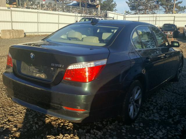 WBANV9C56AC137430 - 2010 BMW 535 XI Yeşil fotoğraf 4