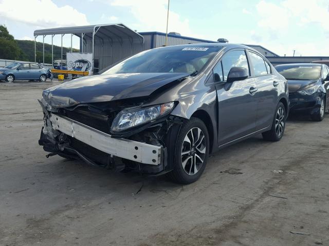 19XFB2F96DE043213 - 2013 HONDA CIVIC EXL ნაცრისფერი ფოტო 2