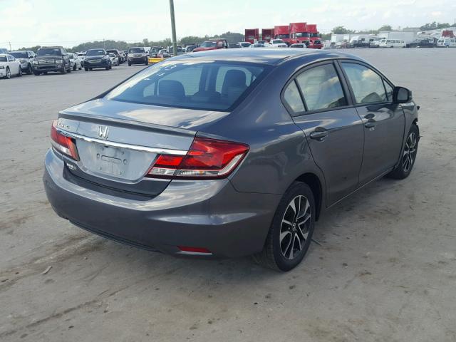 19XFB2F96DE043213 - 2013 HONDA CIVIC EXL ნაცრისფერი ფოტო 4