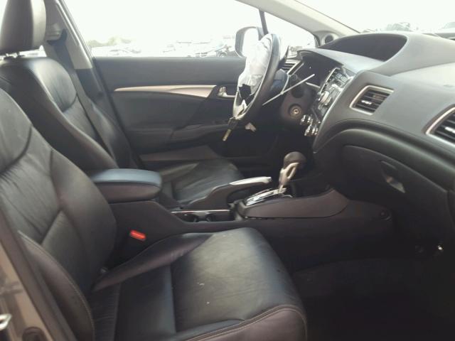 19XFB2F96DE043213 - 2013 HONDA CIVIC EXL ნაცრისფერი ფოტო 5