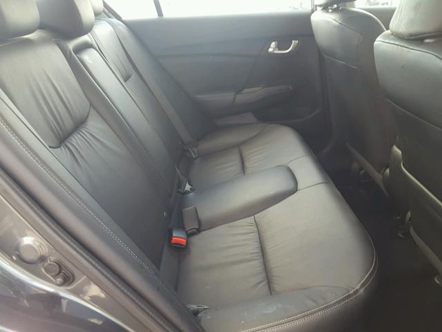 19XFB2F96DE043213 - 2013 HONDA CIVIC EXL ნაცრისფერი ფოტო 6