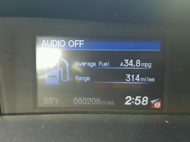 19XFB2F96DE043213 - 2013 HONDA CIVIC EXL ნაცრისფერი ფოტო 8