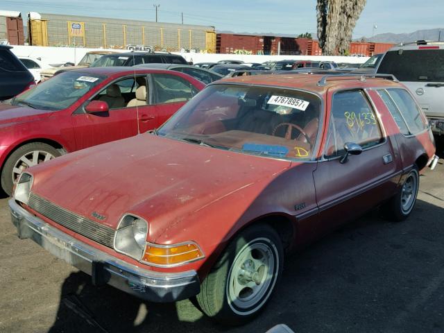 0000A7A687C245180 - 1977 AMERICAN MOTORS PACER RED photo 2