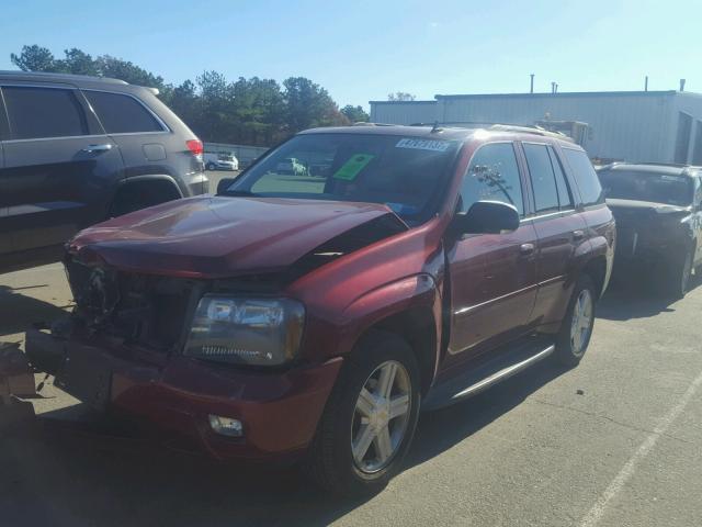 1GNDT33S492101168 - 2009 CHEVROLET TRAILBLAZE BURGUNDY photo 2