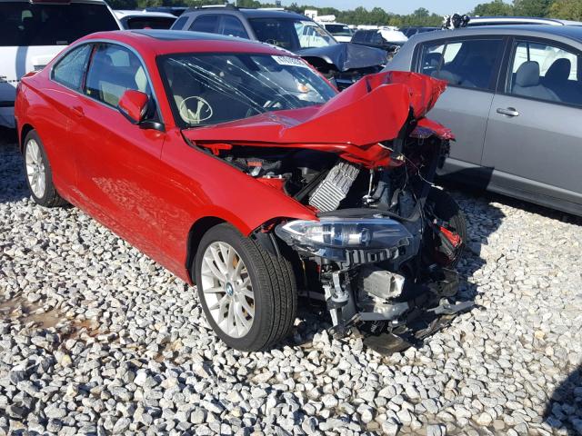 WBA1F9C56GV544995 - 2016 BMW 228 I RED photo 1