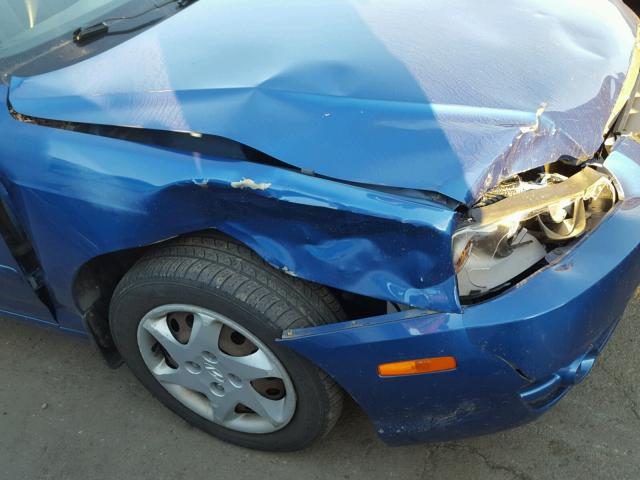 KMHDN46D66U223760 - 2006 HYUNDAI ELANTRA GL BLUE photo 9