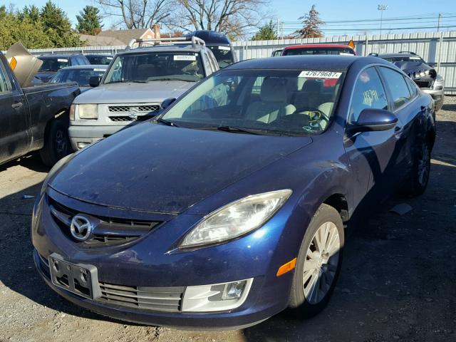 1YVHZ8CH5A5M12003 - 2010 MAZDA 6 I BLUE photo 2