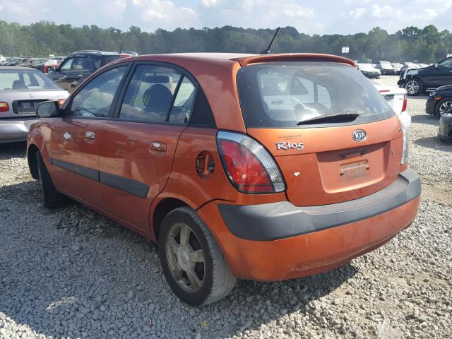 KNADE163666179416 - 2006 KIA RIO 5 ORANGE photo 3