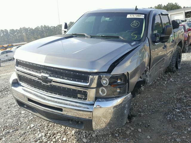 1GCHK23668F199816 - 2008 CHEVROLET SILVERADO GRAY photo 2