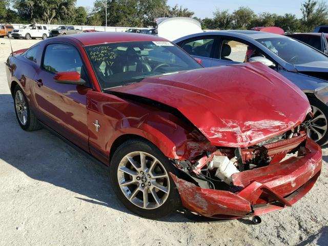 1ZVBP8AN0A5159373 - 2010 FORD MUSTANG BURGUNDY photo 1