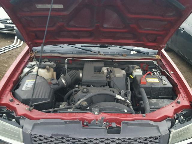 1GCDT136958201788 - 2005 CHEVROLET COLORADO RED photo 7