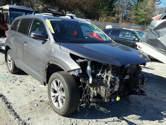 5TDJKRFH0FS138613 - 2015 TOYOTA HIGHLANDER GRAY photo 1