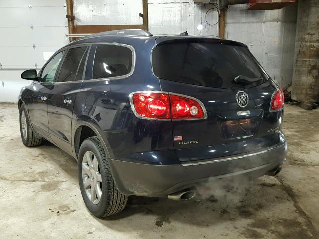 5GAEV23728J167804 - 2008 BUICK ENCLAVE CX BLUE photo 3