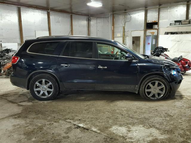 5GAEV23728J167804 - 2008 BUICK ENCLAVE CX BLUE photo 9