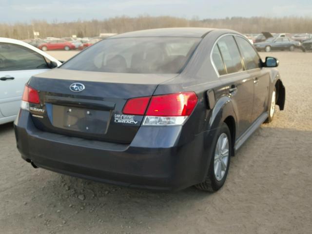 4S3BMCC60A3242222 - 2010 SUBARU LEGACY 2.5 GRAY photo 4