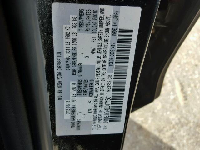 JM1DE1KY4E0171501 - 2014 MAZDA MAZDA2 SPO 黑色 照片 10